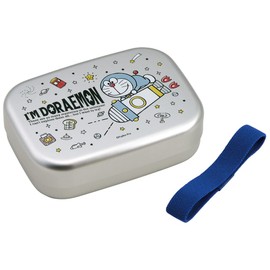 Skater ALB5NV-A Children's Aluminum Lunch Box, 12.5 fl oz (370 ml), Doraemon, Space Sanpo, Made in Japan