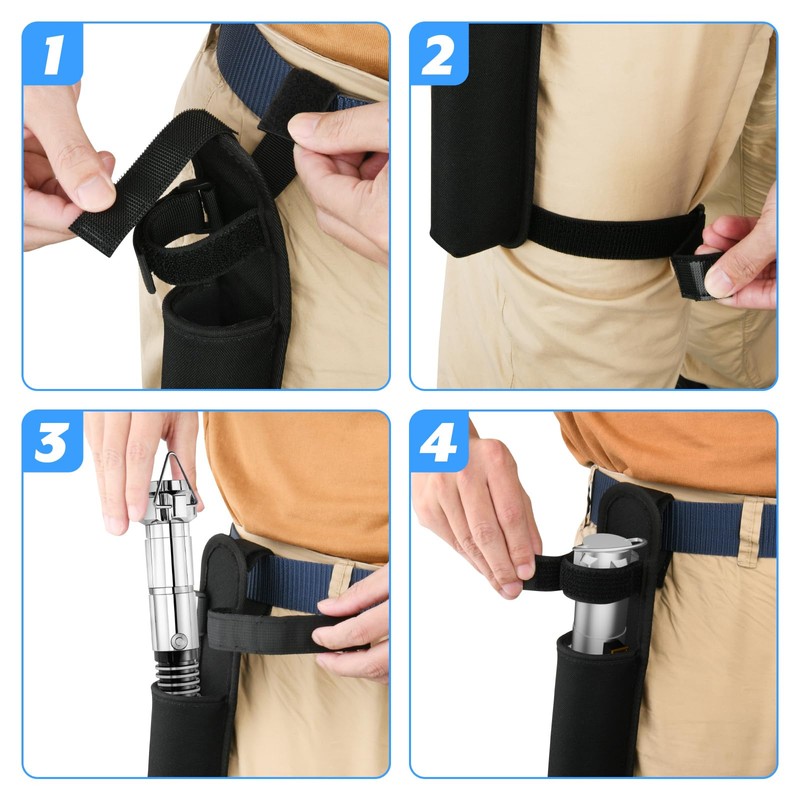 Cosmos Lightsaber Belt Holder Lightsaber Hilt Carrying Case Drop Leg