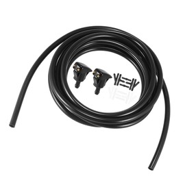 PARSKILO Front Windshield Washer Hose Kit Fit for Toyota Camry with 3 Meter Washer Fluid Hose 12 Pcs Hose Connectors - Pack of 15 Black Benefit