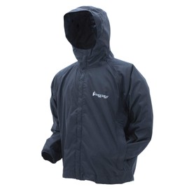 Frogg Toggs Men's Stormwatch Waterpoof Rain Jacket, Black, XXX-Large