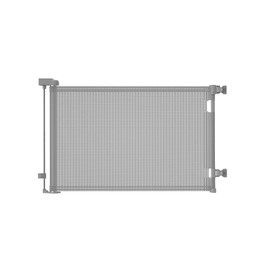 Retractable Baby Gates, Mesh Dog Gate for Doorways, 33.6" Tall, Expands to 55" Wide,Pet Safety Essential Fit for Baseboards, Wide Toddlers Gates for Hallways, Indoor & Outdoor,Grey