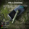 PIOOCAN S10Pro EDC Flashlight Rechargeable,Pocket Flashlight 2500 High Lumen Super