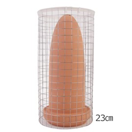 Startside Protective Net Cover for Tropical Fish, Fry Spawning Tube, Breeding, Disqu, Aquarium, Breeding, Egg Prevention Goods, Unglazed Pottery, Brown 9.1 inches (23 cm)