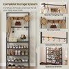 YATINEY Hall Tree, Coat and Shoe Rack, Entryway Coat Rack