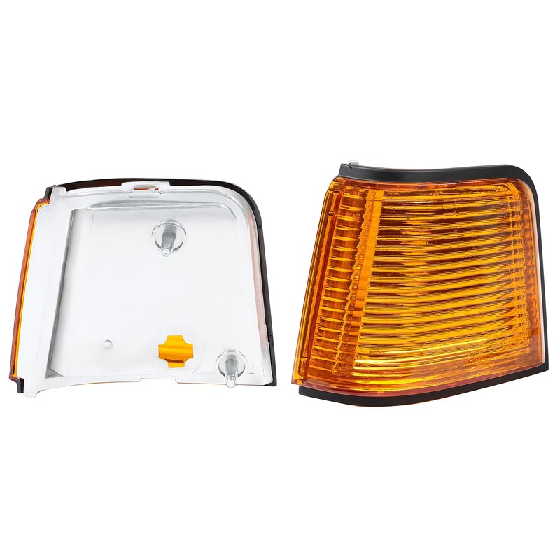 HECASA Amber Marker Lights Lens Compatible with 1987-1988 Oldsmobile Cutlass