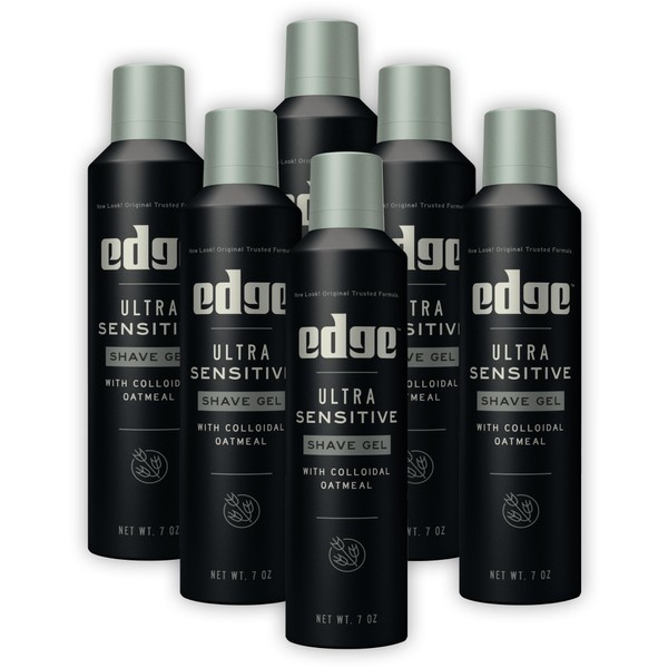 Edge Shaving Gel for Men, Ultra Sensitive with Colloidal Oatmeal,
