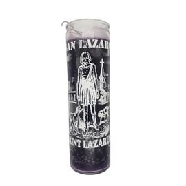 Saint Lazarus Purple Ritual Candle/Veladora De San Lazaro Morada