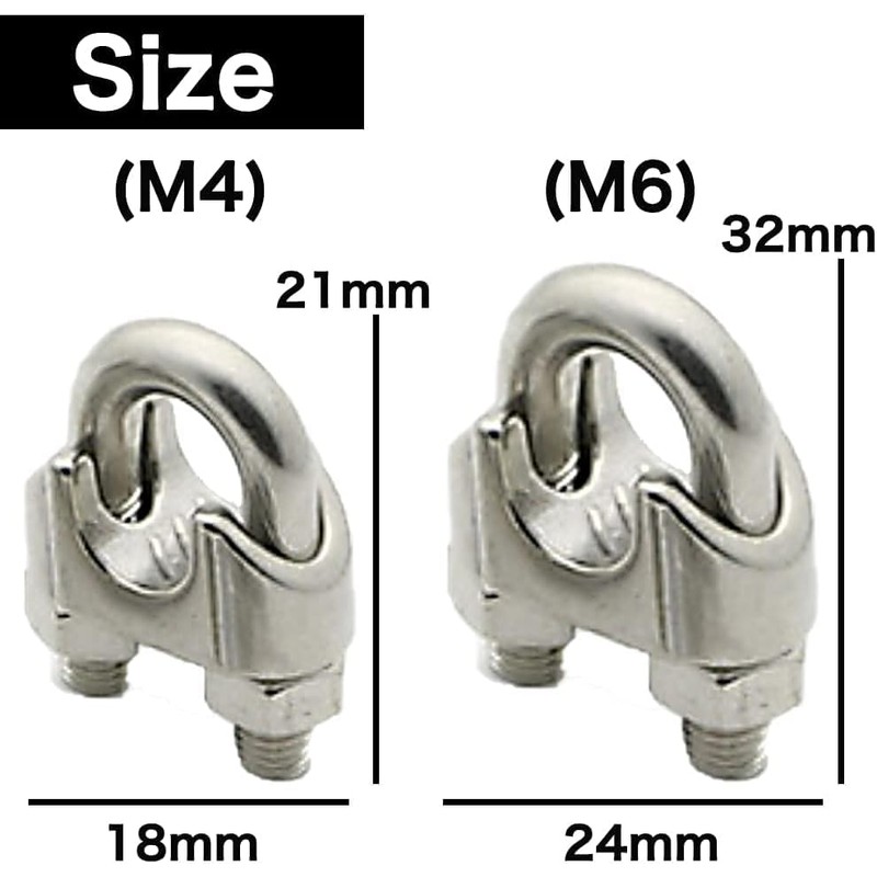 Wire Clip, Cable Fixing Rope, Fixing Hardware, Saddle Clamp, Stainless