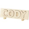 Name Puzzle, Natural - 4 Letters with Props - Made