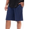 DEVOPS Paquete de 2 Shorts Deportivos de Gimnasio de Ajuste