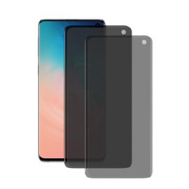 Omio [2 Pack] for Galaxy S10E Privacy Screen Protector Tempered Glass Black Screen Protectors 9H Hardness Anti-Scratch Anti-Peeping Anti-Fingerprint Bubble-Free Full Coverage Film for Galaxy S10E
