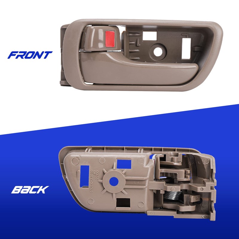 LCWRGS 4Pcs Interior Inside Door Handles Replacement for Toyota Camry