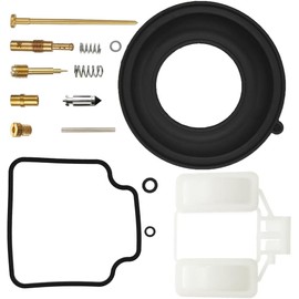 2-Pack Carburetor Carb Rebuild Repair Kits with Diaphragm Float Replacement for Honda Rebel 450 CMX450C CMX450CL 1986-1987