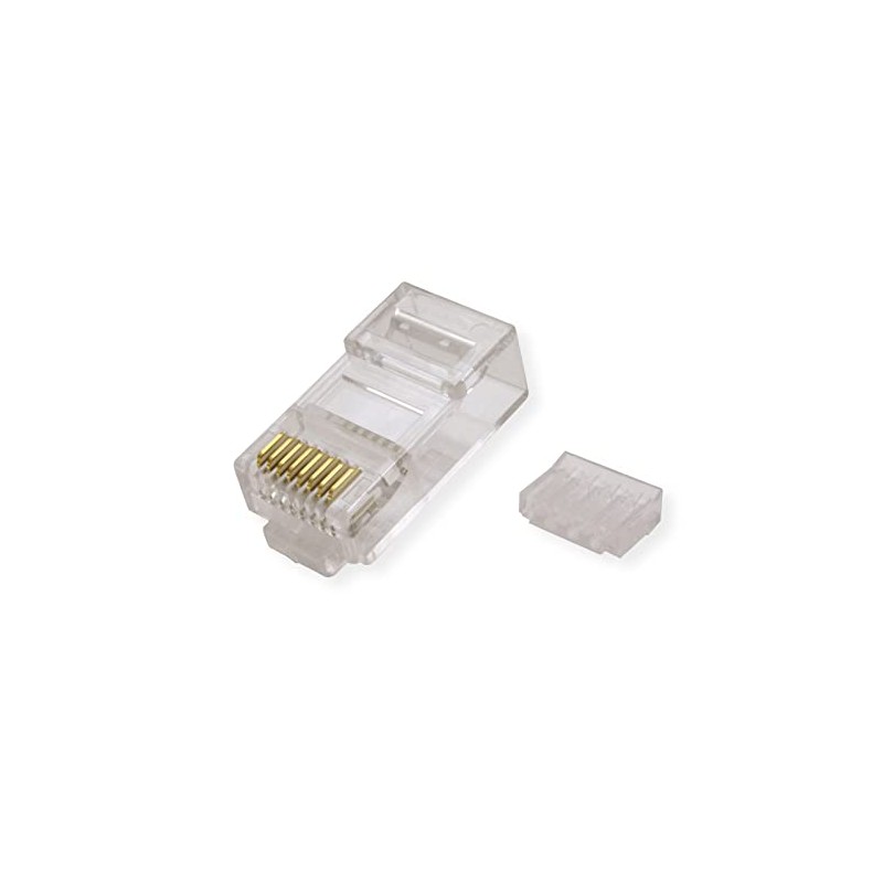 Value 21993064 Modular Plug Unshielded Cat6/6 a 100 Pcs Clear