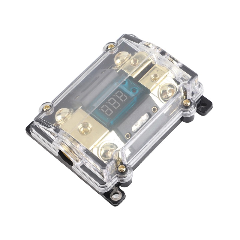 Universal Car Auto Fuse Holder 100A LED Digital 1 in