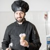 CREATCABIN Black Chef Hat Adults Adjustable Baker Hat Kitchen Catering