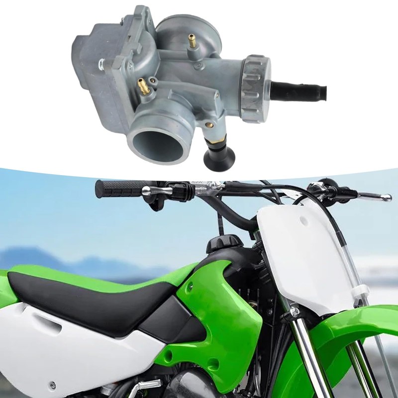 Carburetor w/Hose Compatible with Kawasaki KX65 KX80 Suzuki RM65 RM80