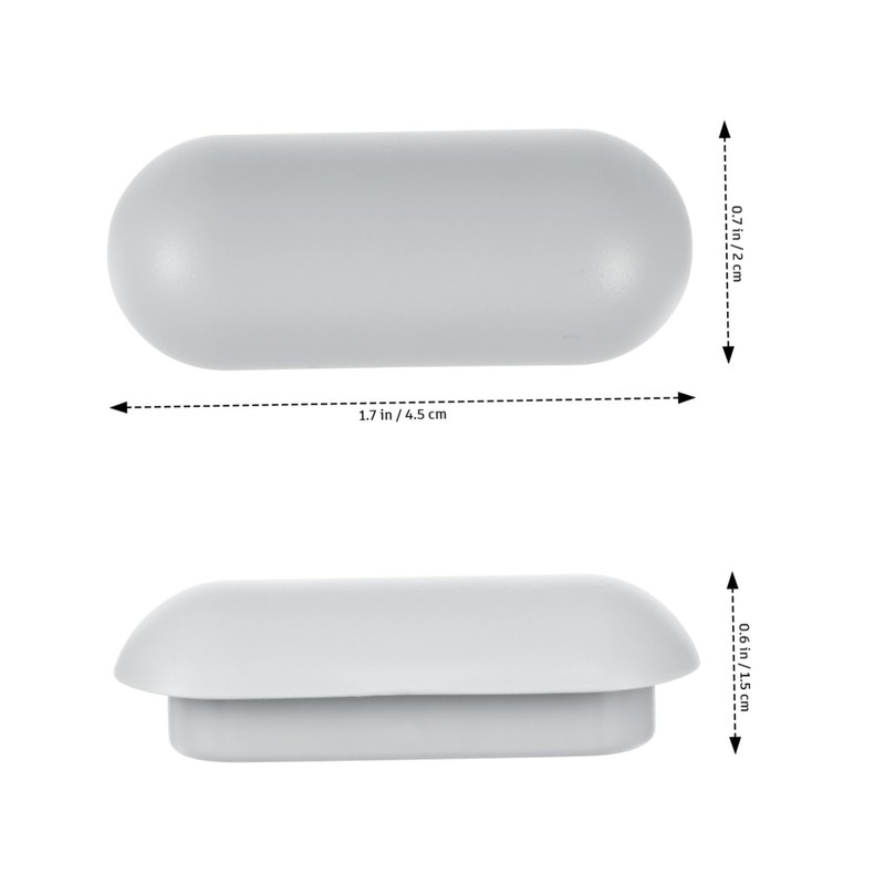 TEHAUX 10pcs Toilet Seat Gasket Bumper Pad for Raised Toilet