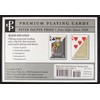 Black & Gold Premium Plastic Playing Cards, Set of 2,