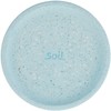 soil diatomaceous earth soap dish bath circle blue