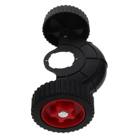 Levemolo 1set Lawn Mower Support Wheel Replacement Caster for Garden Use Multifunctional Hand Truck Wheel Compatible Gas and Electric Mowers