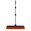 Rubber Broom for Pet Hair Removal with Washable Bristles and