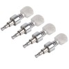 4Pcs Banjo Geared Machine Tuner Pearled Pegs Musical Instrument Accessories