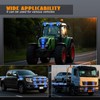 Nrgedzam 4PCS Blue Lights for Firefighters, Blue Emergency Lights, LED