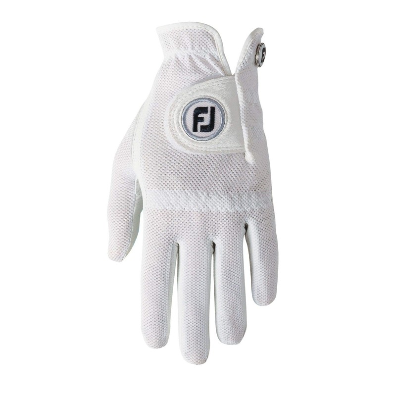 FootJoy Women's StaCooler Golf Glove, Pearl Medium/Large, Worn on Right