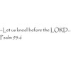 Tapestry Of Truth - Psalm 95:6 - TOT13681 - Wall