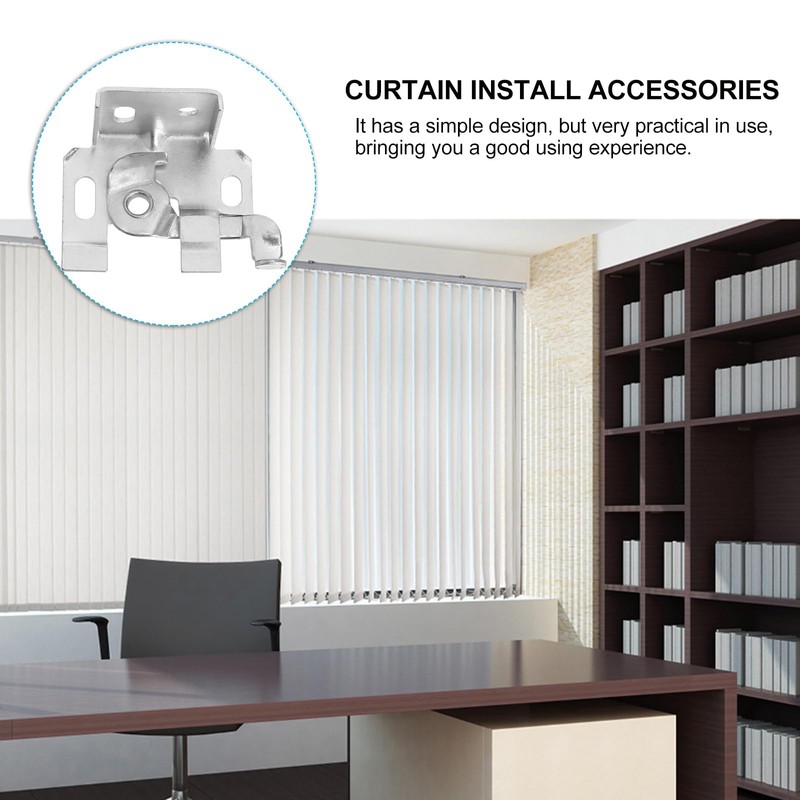 Angoily 4PCS Roman Blind Fixing Brackets, Lock Blind Brackets, Window