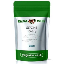 GLYCINE Tablets 1500mg x 120 - MEGAVITES