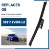 SYudwen Rear Windshield Wiper Blade Compatible with Hyundai Veloster 2012-2016