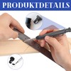Cozevdnt Mechanical Carpenter's Pencils with 6 Leads, Deep Hole Marker