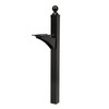 Architectural Mailboxes Landover Aluminum Mailbox Post, Black