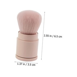 IWOWHERO Makeup Brushes Set Blush Brush Portable Retractable for Travel and Daily Use