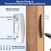 MOSECYOU Oversized Door Strike Plate, Heavy Duty Version, Reinforced Enlarged