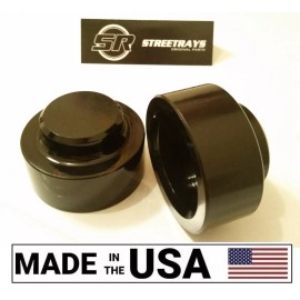 StreetRays [SR] FOR 09-23 RAM 1500 4X4 2X4 1.5" REAR LIFT LEVELING KIT SPACERS (BLACK)