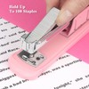 Stapler, Office Stapler, Desktop Stapler, Stapler for Desk(Pink)