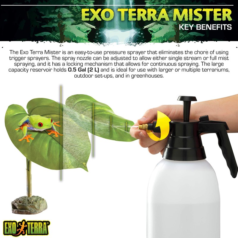 Exo Terra Mister Pump-Up Sprayer, 1.5 Litre