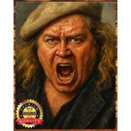 SAM KINISON - Tribute Art - 11x14 METAL SIGN - Hand-Signed by Artist