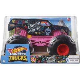 Hot Wheels Monster Trucks Camion De Los Muertos, 1:24 Scale die cast