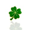 Lucky Clover Pin, Metal