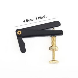 Tomotato 3/4 4/4 Cello String Fine Tuner Change Cello String Adjusting Fitted Replacement Musical Accessory Black String Adjuster Adjustable Strings