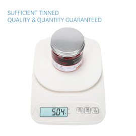 HKS 200PCS Insulated Fork Spade Wire Connectors - Red 22-16 AWG M4 Stud Size #8 - Tinned Red Copper - U-Type Electrical Crimp Terminals