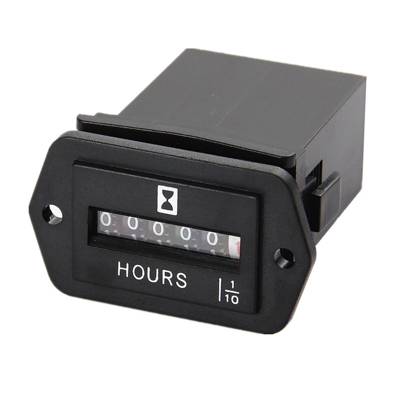 DC 6-80V Mechanical Hour Meter - AIMILAR Hourmeter for Diesel