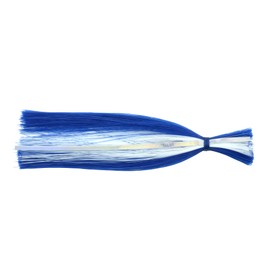 Billy Baits, Billy Witch Lure, Blue/White Stripe Skirt, Weighted Head, 6.5 inch