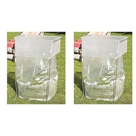 Bag Buddy Bag Holder - Versatile Metal Support Stand 39-45 Gallon Plastic Paper Bags - Use Leaves, Yard Work, Laundry, Trash More - 30" h (Pack of 2)