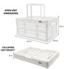 JMFOLD 20 Liter Folding Storage Basket,Shopping Basket, Picnic Basket, Basket