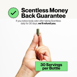 Scentless Deodorant Supplement - size: 3-Pack